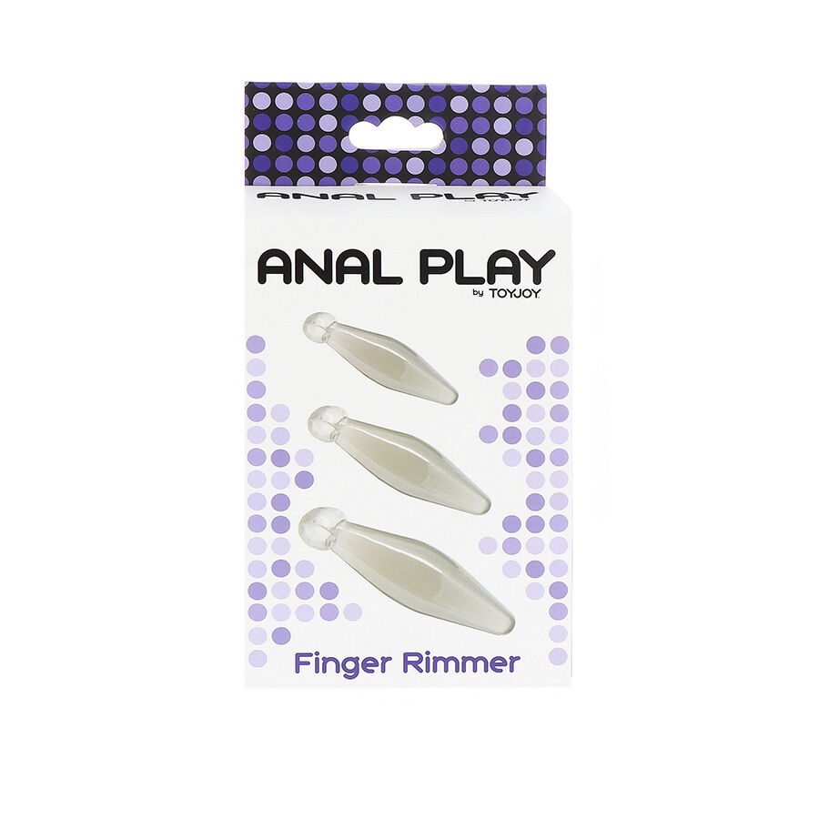 TOYJOY - ANAL PLAY FINGER RIMMER 3 STÜCK TRANSPARENT – Bild 3