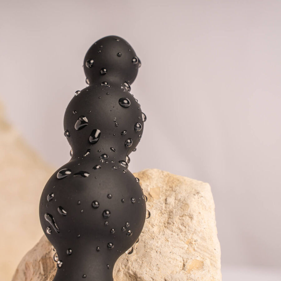 ROCKS-OFF - PETITE SENSATIONS BUBBLES ANAL PLUG VIBRATOR SCHWARZ – Bild 5