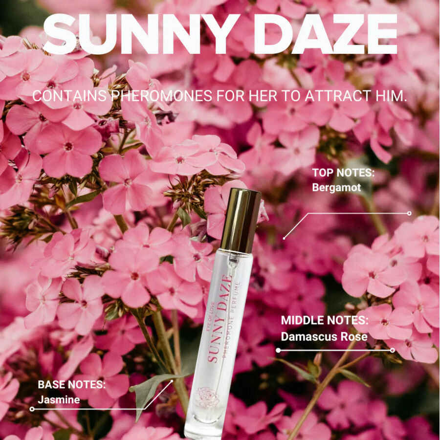 EYE OF LOVE - BLOOM SATIVA-PARFUM FÜR WEIBLICHE PERSONEN SUNNY DAZE 30 ML – Bild 3
