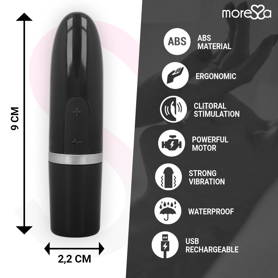 MORESSA - IVY VIBRATOR STIMULATOR REISE SCHWARZ – Bild 4