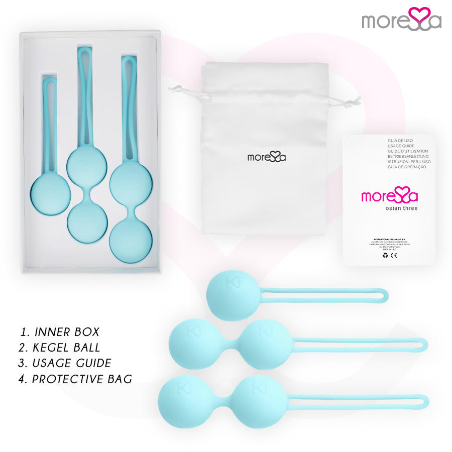 MORESSA - OSIAN SET PREMIUM TÜRKIS SILIKON – Bild 5