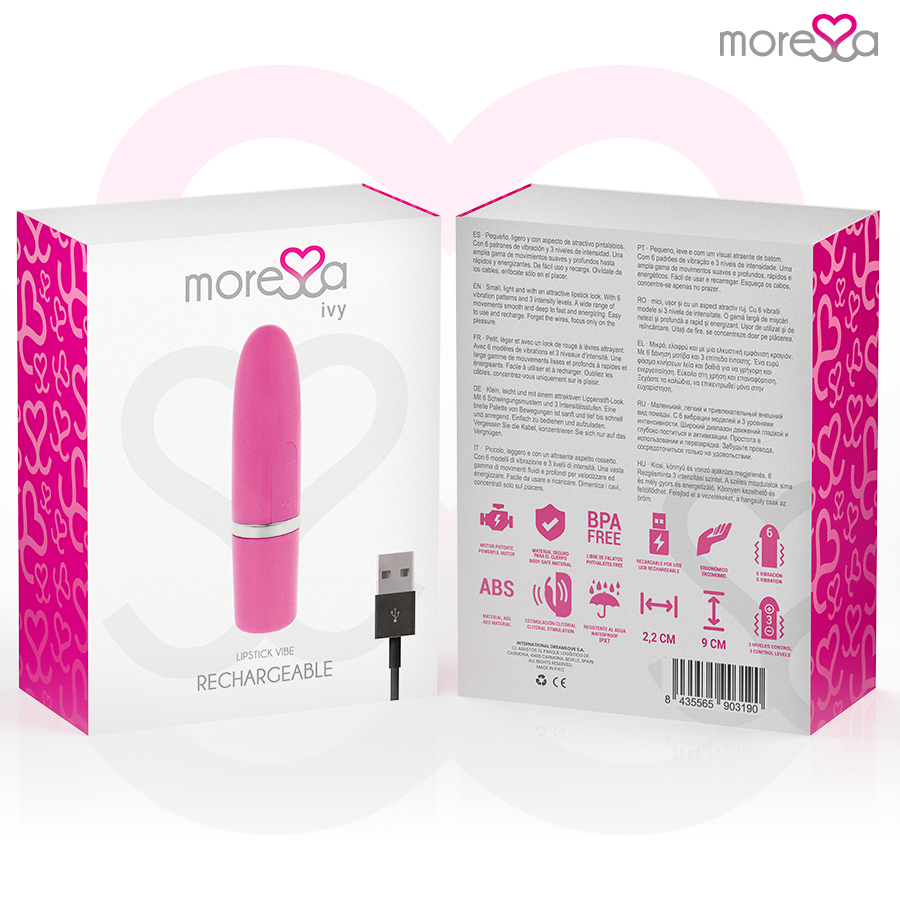 MORESSA - IVY VIBRATOR STIMULATOR REISE ROSA – Bild 5
