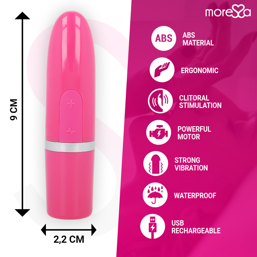 MORESSA - IVY VIBRATOR STIMULATOR REISE ROSA – Bild 8