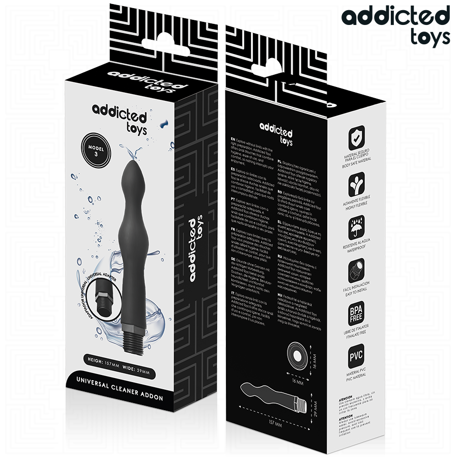 ADDICTED TOYS - ANAL CLEANER MIT UNIVERSALADAPTER MODELL 3 – Bild 6
