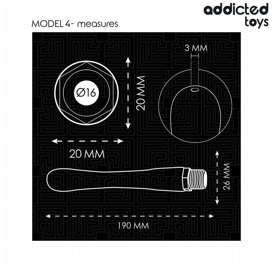 ADDICTED TOYS - ANAL CLEANER MIT UNIVERSALADAPTER MODELL 4 – Bild 5