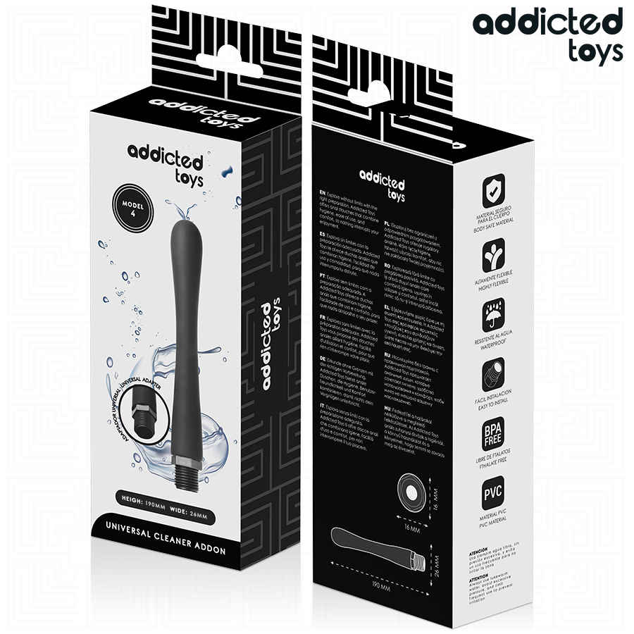 ADDICTED TOYS - ANAL CLEANER MIT UNIVERSALADAPTER MODELL 4 – Bild 6