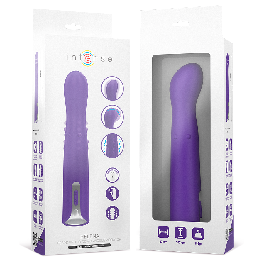 INTENSE - HELENA BEADS UP & DOWN WIGGLE VIBRATOR 13,5 CM – Bild 3