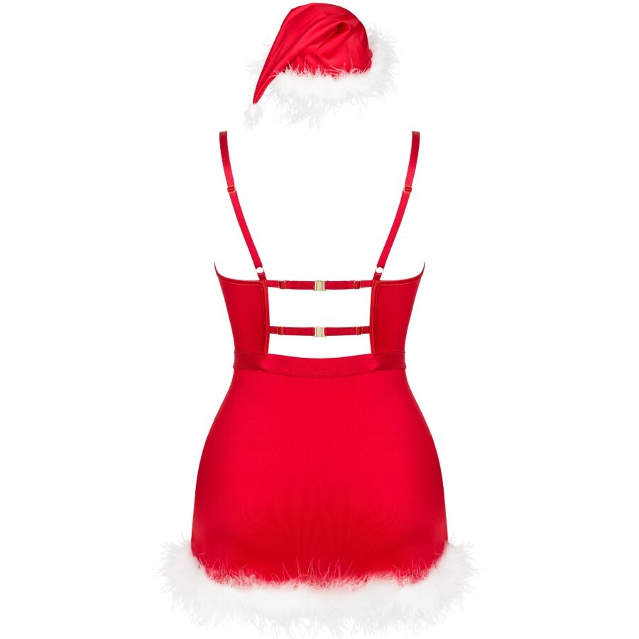 LIVCO CORSETTI FASHION - AGETHE LC 90607 CHEMISE + STRING + WEIHNACHTSMÜTZE L/XL – Bild 5