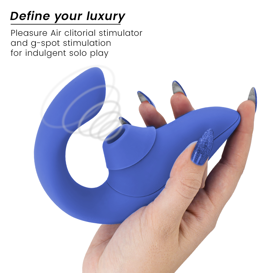 WOMANIZER - BLEND RABBIT VIBRATOR STIMULATOR VIBRANT BLUE – Bild 3