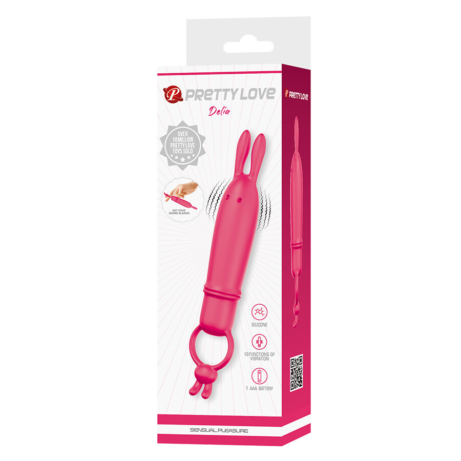 PRETTY LOVE - DELIA RABBIT VIBRATOR MIT WIDERSTANDSRING – Bild 7