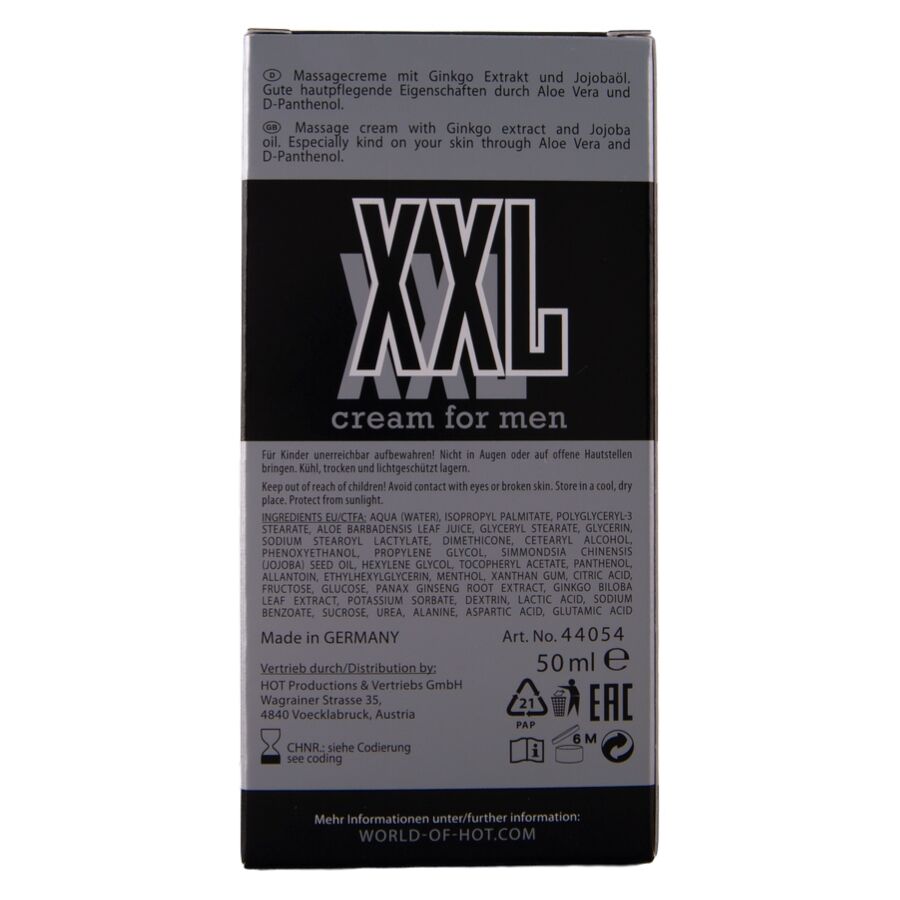 HOT - CREMA XXL PARA HOMBRE 50 ML – Bild 4