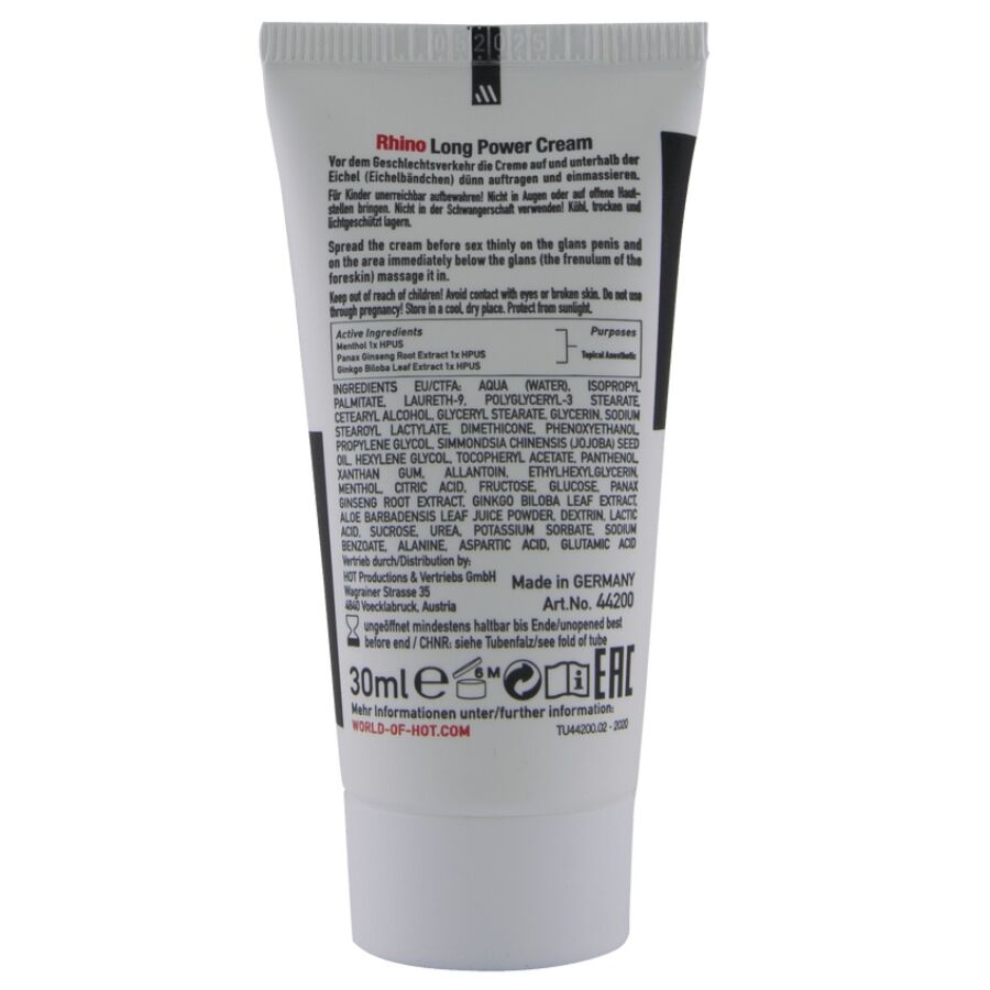 HOT - RHINO LONG POWER CREAM 30 ML – Bild 4