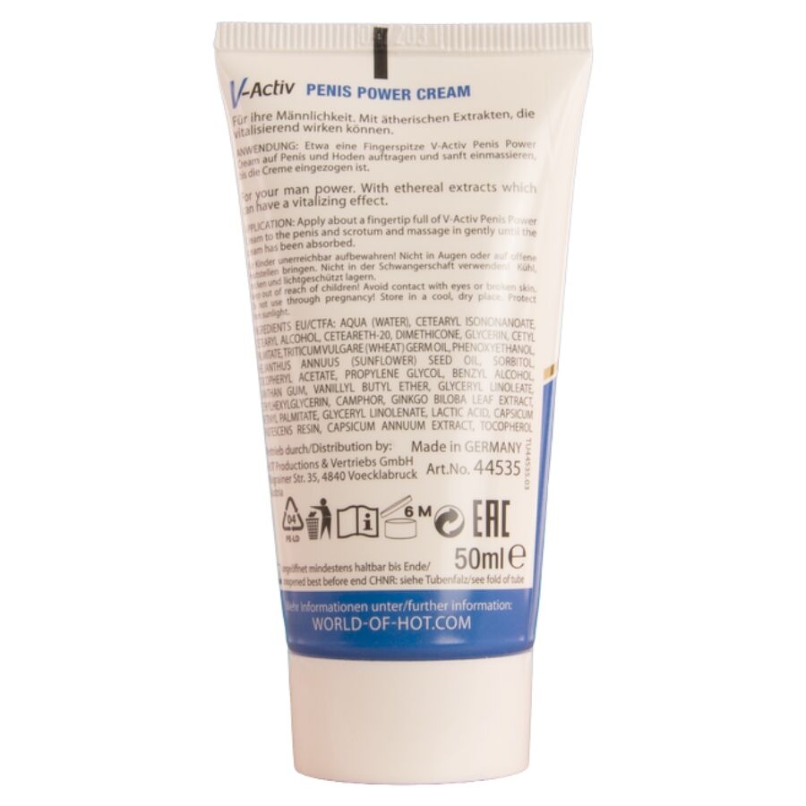 HOT - V-ACTIV PENIS POWER CREMA PARA HOMBRE 50 ML – Bild 7