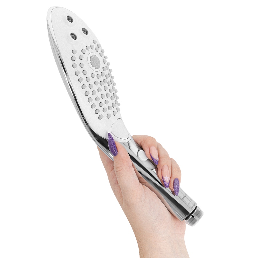 WOMANIZER - WAVE KLITORALSTIMULIERENDER DUSCHKOPF CHROM – Bild 4