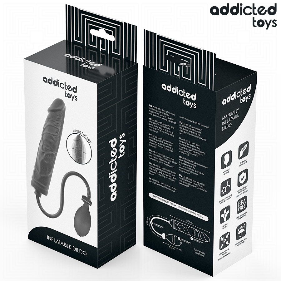ADDICTED TOYS - AUFBLASBARER DILDO MODELL 4 – Bild 7