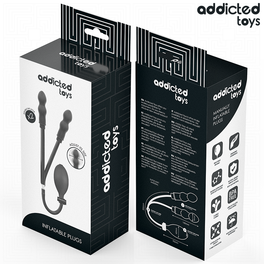 ADDICTED TOYS - AUFBLASBARER DOPPEL-ANTISKLOPF MODELL 1 – Bild 7