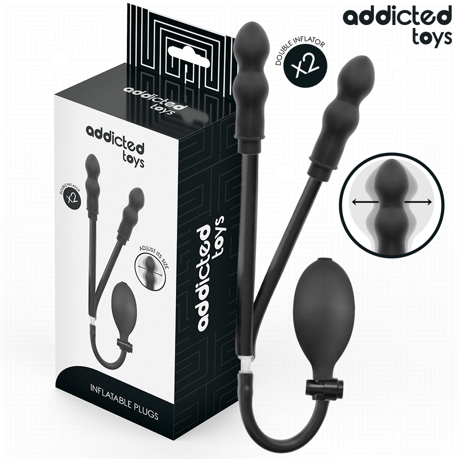ADDICTED TOYS - AUFBLASBARER DOPPEL-ANTISKLOPF MODELL 1