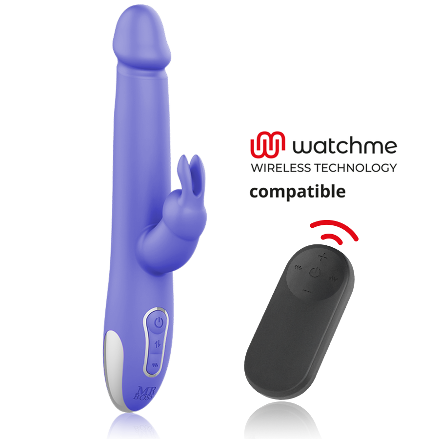MR BOSS - ARTURO VIBRATOR & ROTATOR + WATCHME-FERNBEDIENUNG