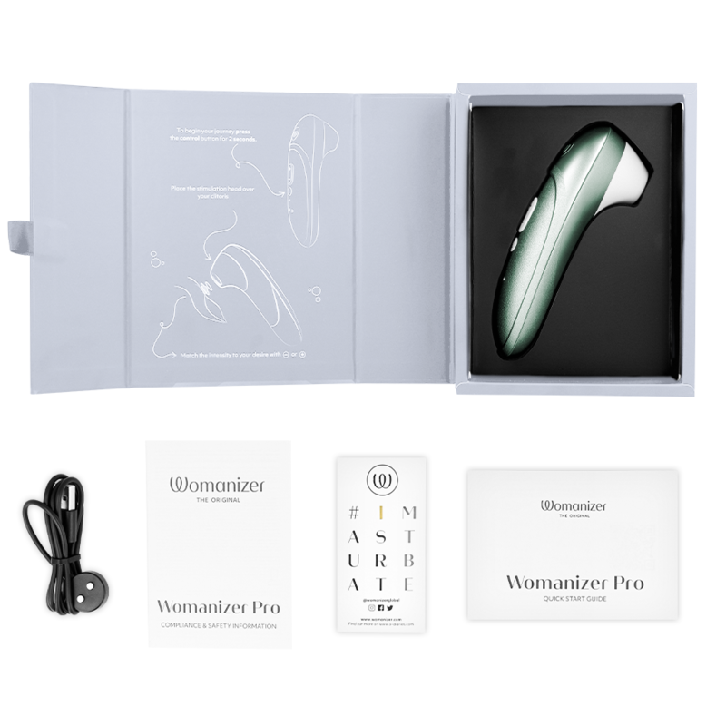 WOMANIZER - PRO VIBRANT KLITORALSTIMULATOR SALBEIGRÜN – Bild 7