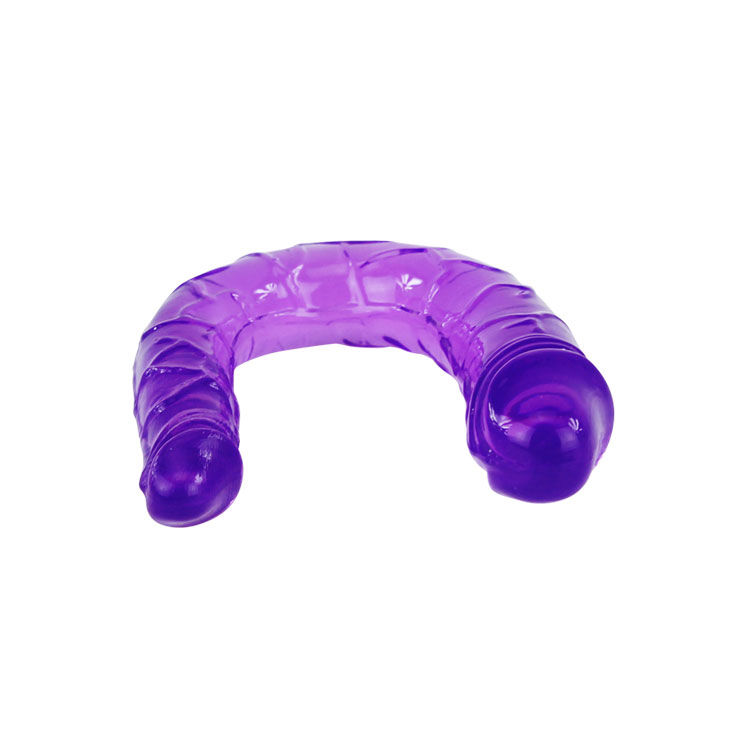 BAILE - DOPPELDILDO IN FLIEDER FLEXIBLER GELEE – Bild 3