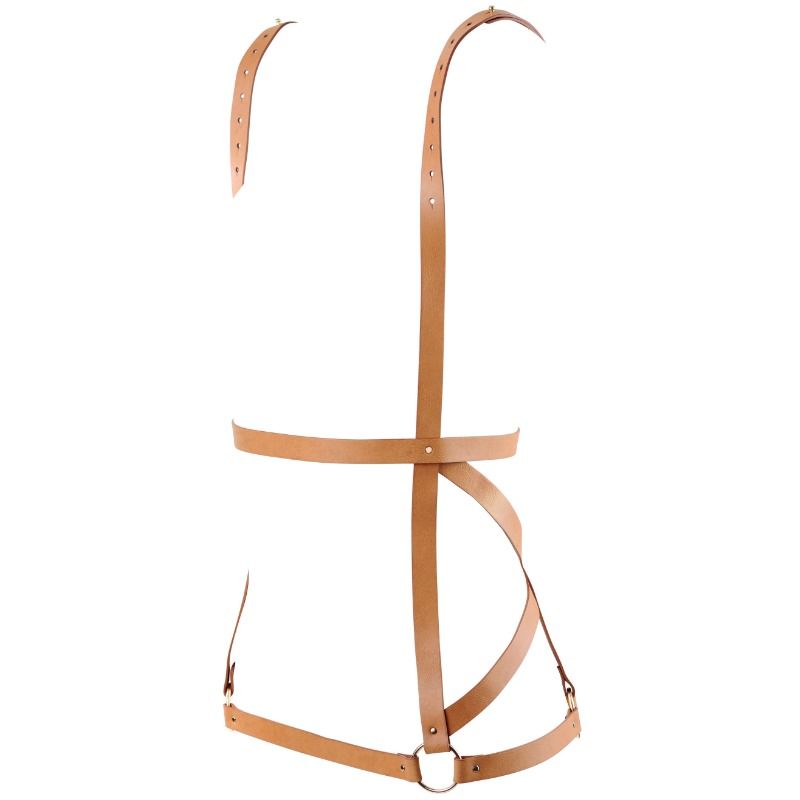 BIJOUX - INDISCRETS MAZE HARNESS KLEIDERFORM BRAUN – Bild 3