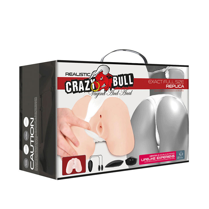 CRAZY BULL - REALISTISCHE VAGINA UND ANUS MIT VIBRATIONSPOSITION 5 – Bild 7