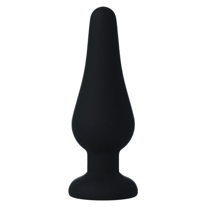 INTENSE - ANALPLUG PIPO M SCHWARZES SILIKON 11 CM – Bild 3