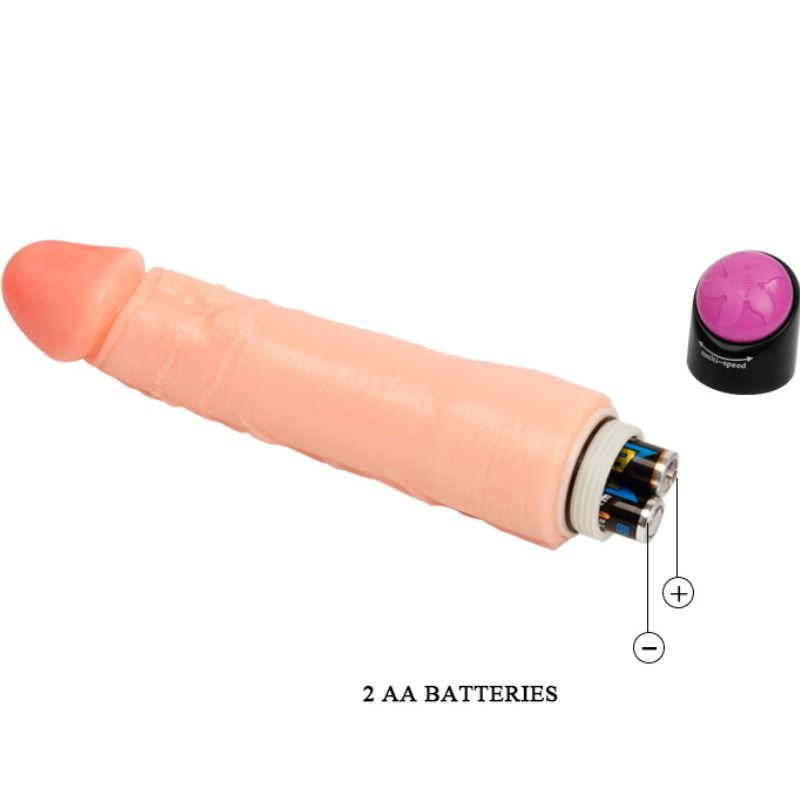 BAILE - FLEXIBLER REALISTISCHER VIBRATOR 25 CM – Bild 4