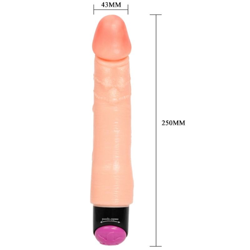 BAILE - FLEXIBLER REALISTISCHER VIBRATOR 25 CM – Bild 6