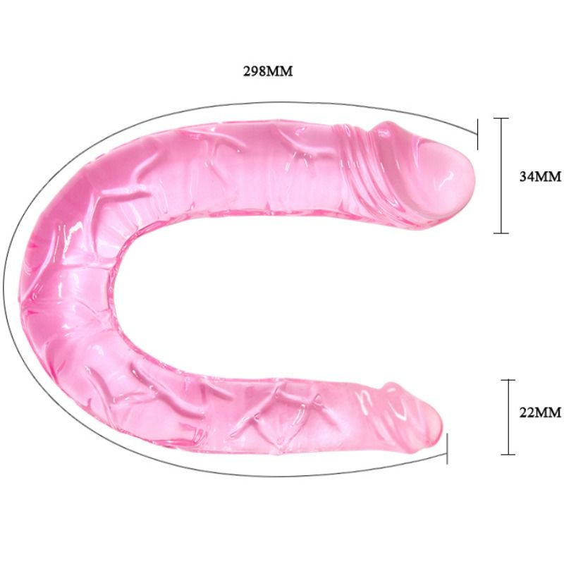 BAILE - DOPPEL DONG DOPPEL ROSA DILDO – Bild 3