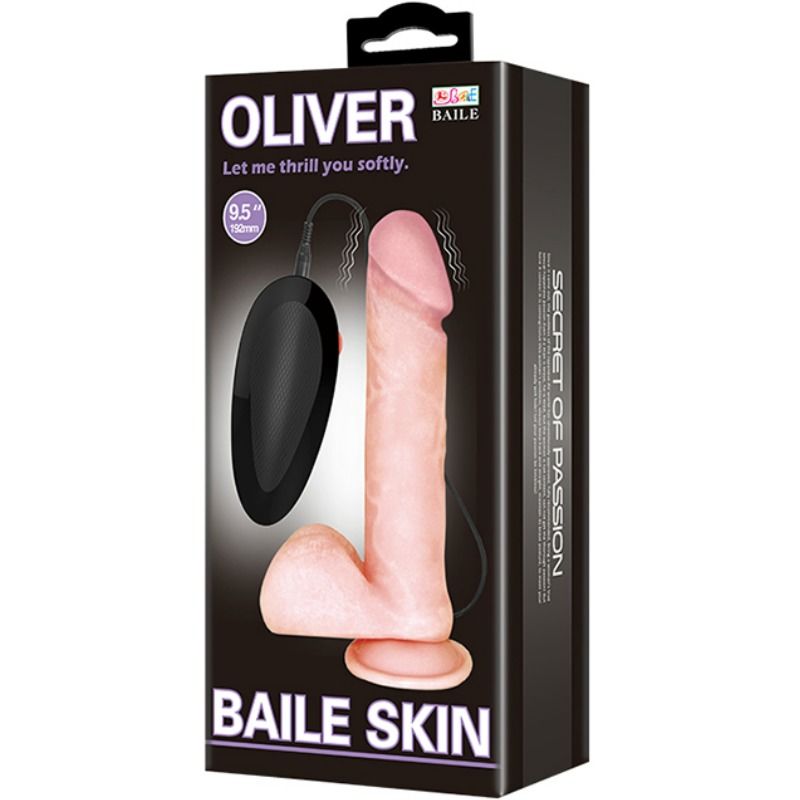 BAILE - OLIVER REALISTISCHER DILDO MIT VIBRATION – Bild 7