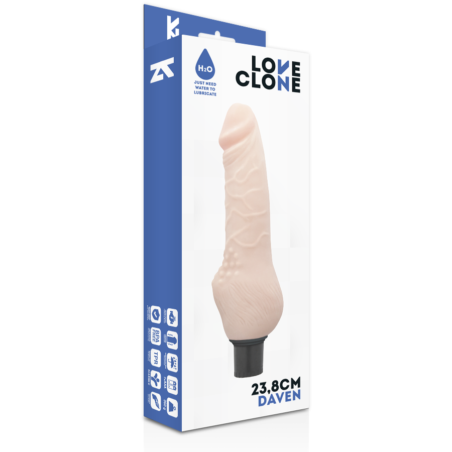 LOVECLONE - DAVEN SELBSTSCHMIERUNG REALISTISCH 23.8 CM -O- 3.8 CM – Bild 2