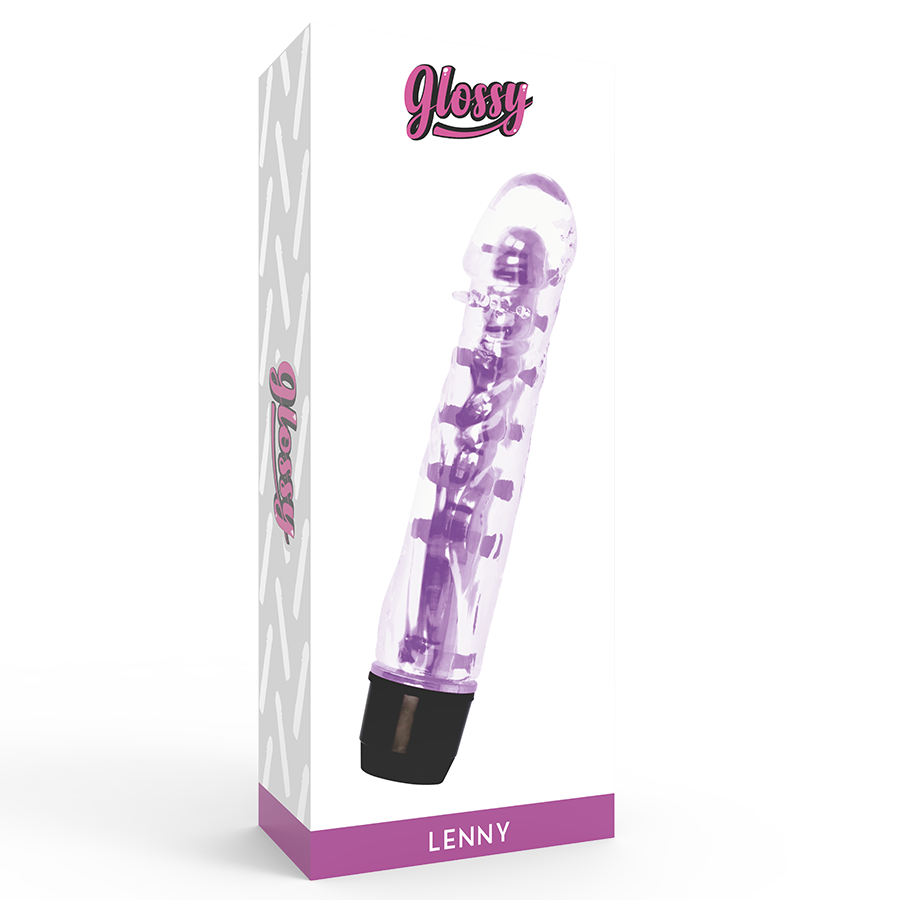 GLOSSY - LENNY VIBRATOR LILA – Bild 3