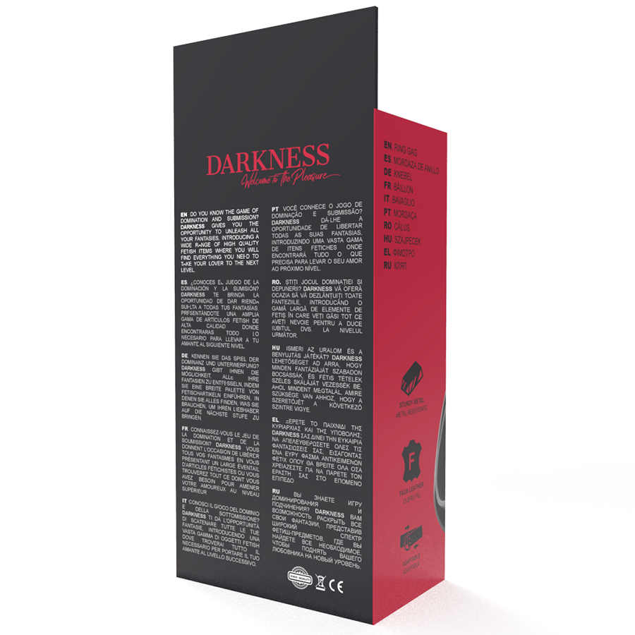 DARKNESS - GAG MIT RINGDURCHMESSER 3,6 CM – Bild 3