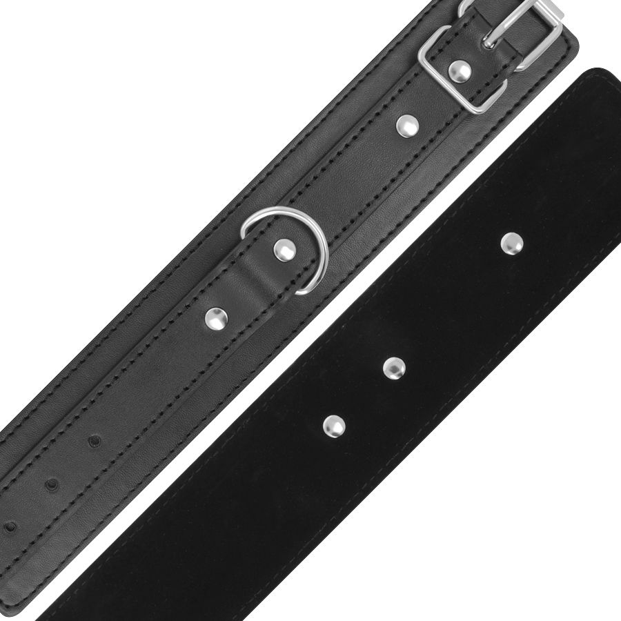 DARKNESS - SCHWARZE VERSTELLBARE HANDSCHELLEN MIT DOPPELTEM VERSTÄRKUNGSBAND – Bild 6