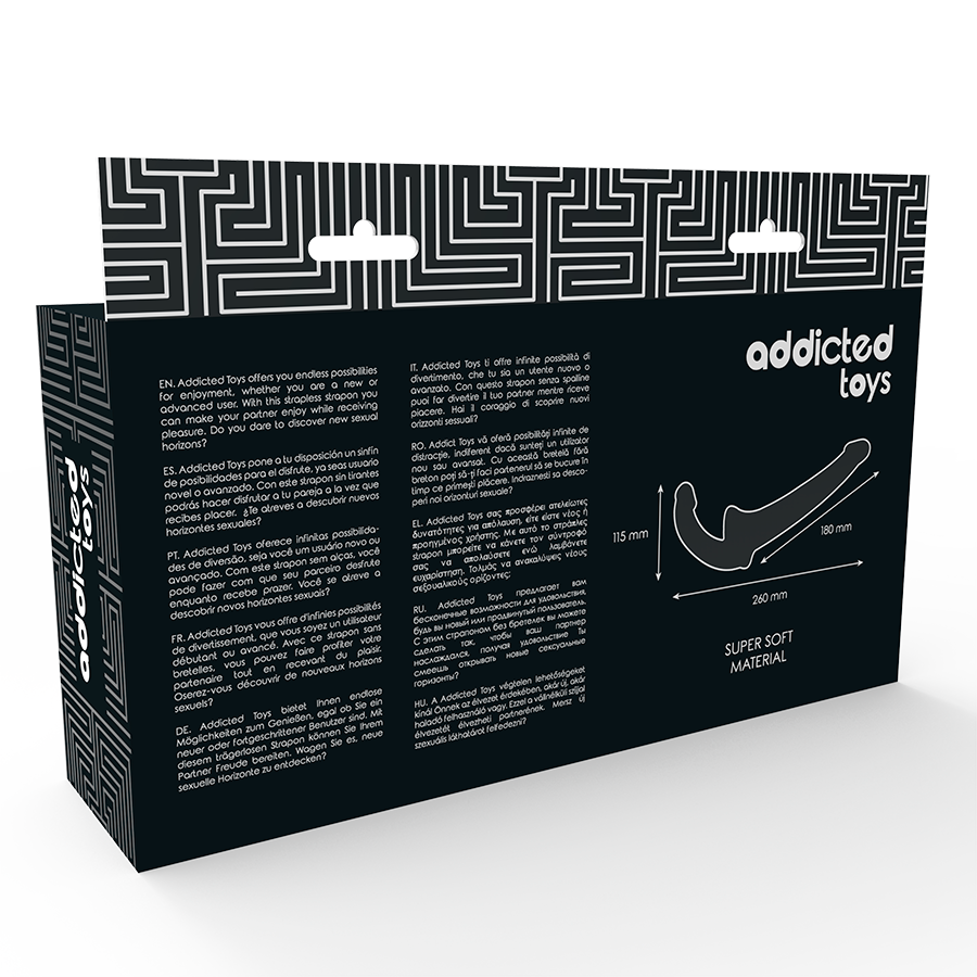 ADDICTED TOYS - DILDO MIT RNA S OHNE SUBJECTION SCHWARZ – Bild 6