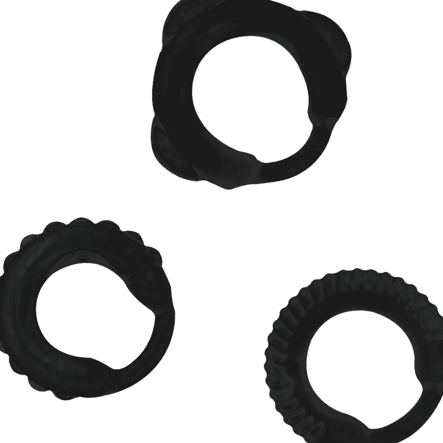 ADDICTED TOYS - C-RING-SET SCHWARZ – Bild 5