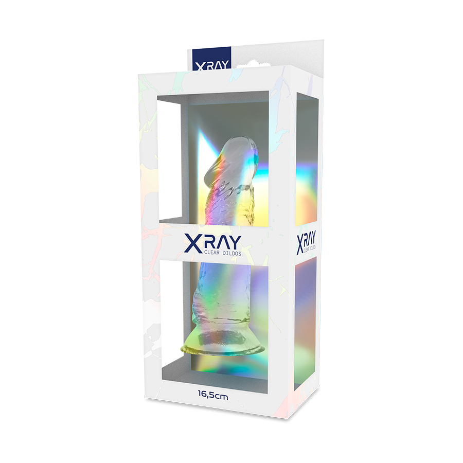 XRAY CLEAR DILDO TRANSPARENTE 16.5CM X 4CM – Bild 3