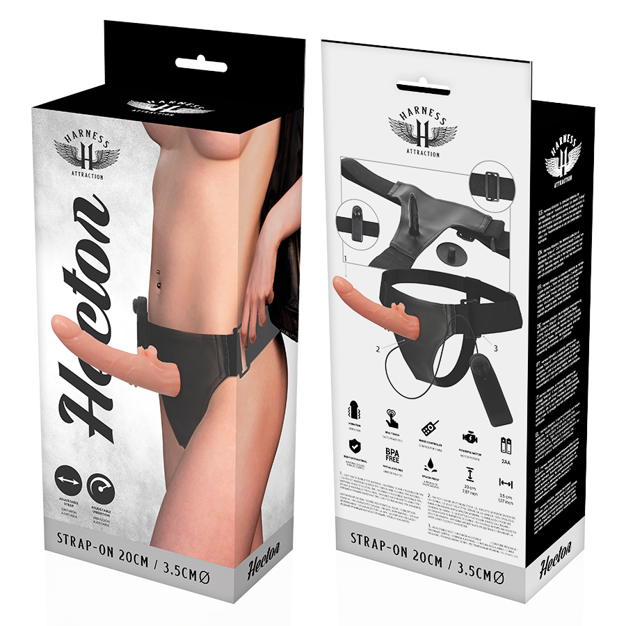 HARNESS ATTRACTION - RNES VIBRATOR HECTOR 20 CM -O- 3.5 CM – Bild 4