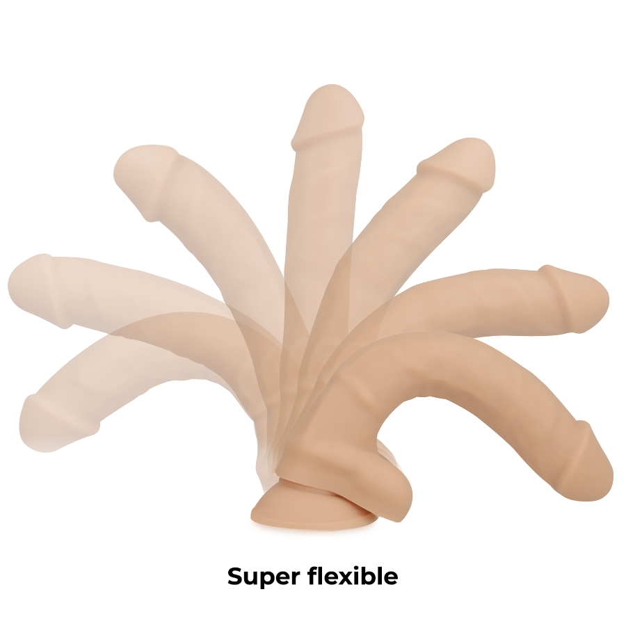 COCK MILLER - DILDO REALISTISCHES SILIKON DICHTE ARTIKULIERBARES FLEISCH 18 CM – Bild 3