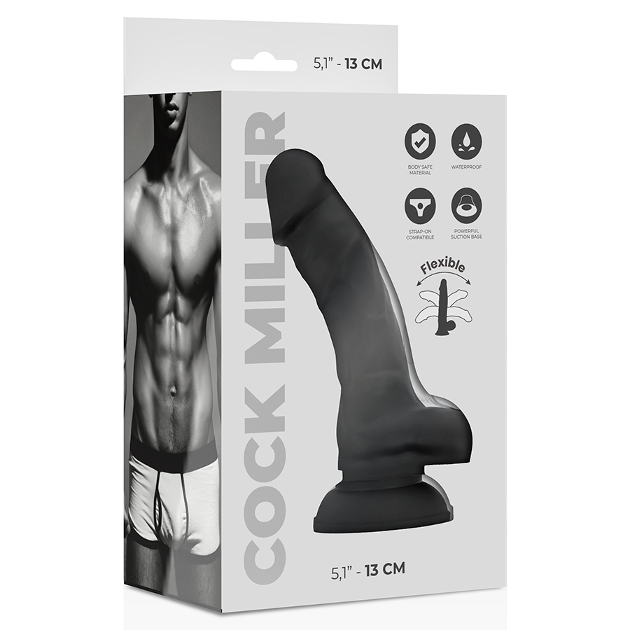 COCK MILLER - SILIKON DICHTE COCKSIL ARTIKULIERBAR SCHWARZ 13 CM – Bild 6