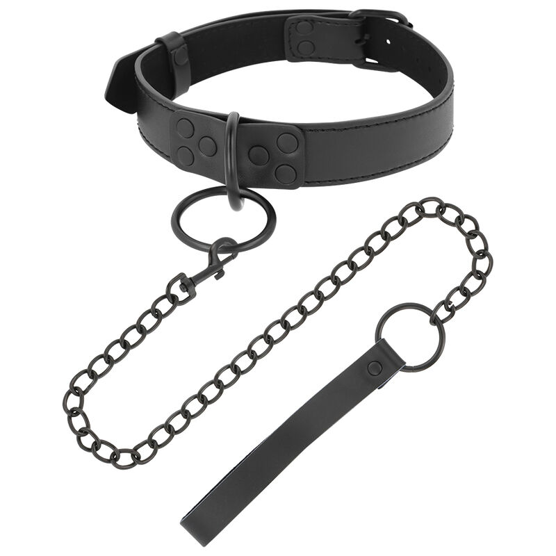 DARKNESS - SCHWARZE HALSKETTE MIT KETTE – Bild 5