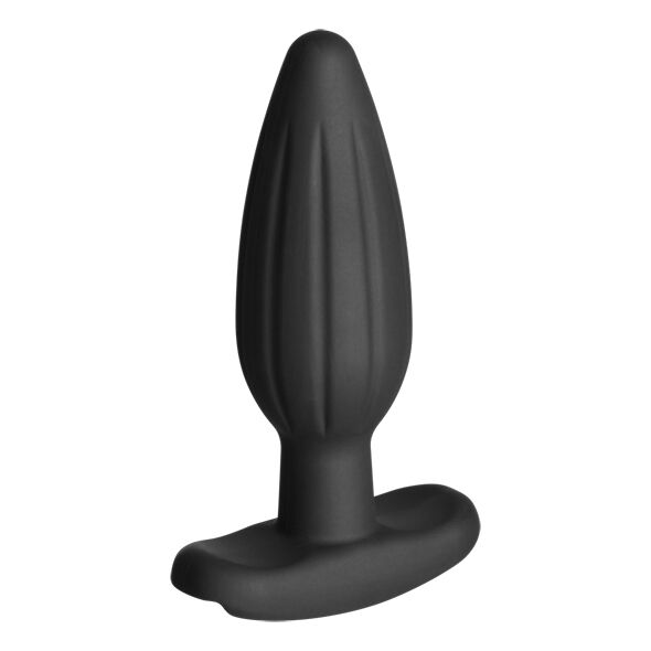 ELECTRASTIM - SILIKON SCHWARZ ROCKER BUTT PLUG MITTEL – Bild 3