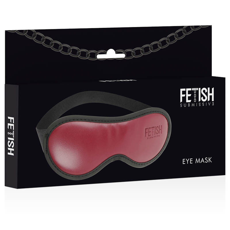 FETISH SUBMISSIVE DARK ROOM - VEGANE LEDERMASKE MIT NEOPRENFUTTER – Bild 4