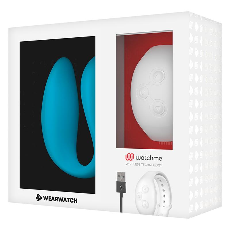 WEARWATCH - WATCHME DUAL TECHNOLOGY VIBRATOR INDIGO/SNOW – Bild 5