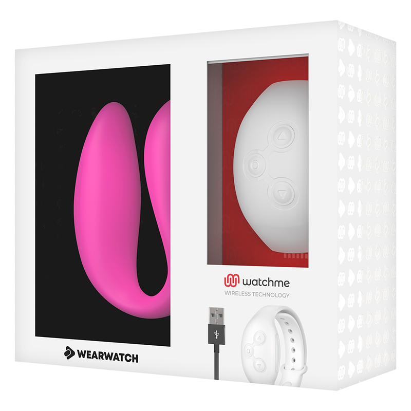 WEARWATCH - WATCHME DUAL TECHNOLOGY VIBRATOR FUCHSIA / SNOW – Bild 3
