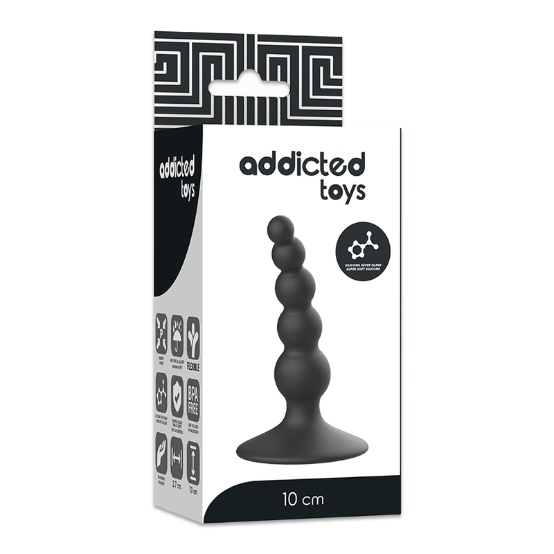 ADDICTED TOYS - ANAL SEXUELLER STECKER 10 CM SCHWARZ – Bild 4
