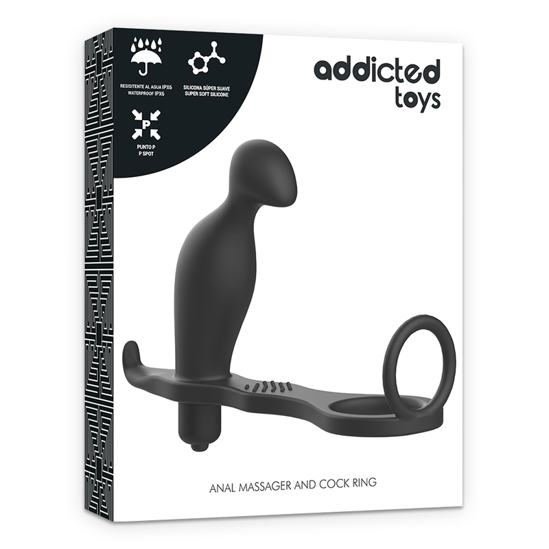 ADDICTED TOYS - ANALPLUG MIT SCHWARZEM SILIKONRING 12 CM – Bild 4