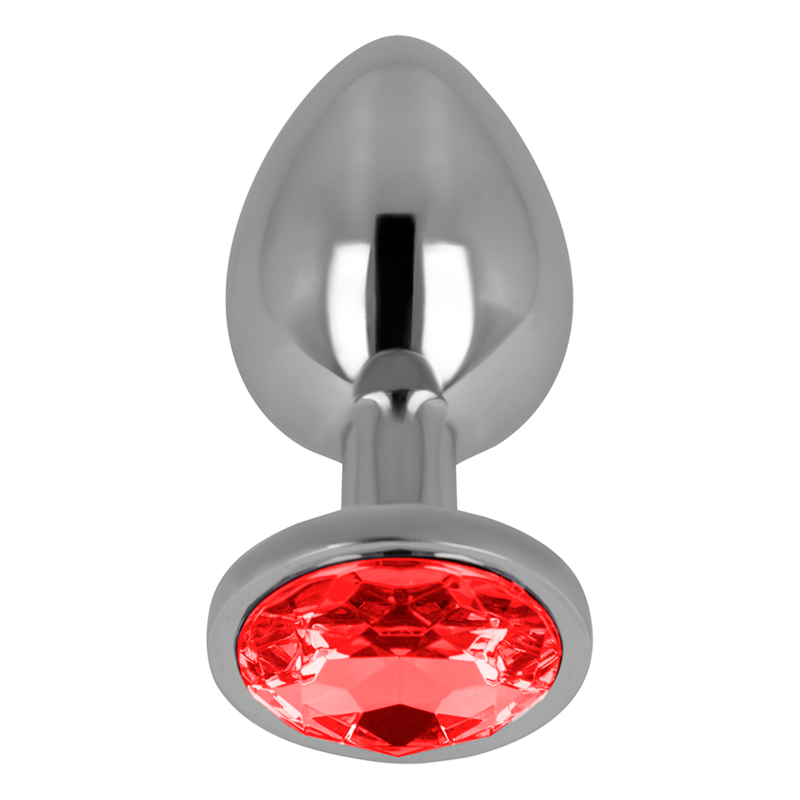 OHMAMA - ANALPLUG MIT ROTEM KRISTALL 8 CM – Bild 3
