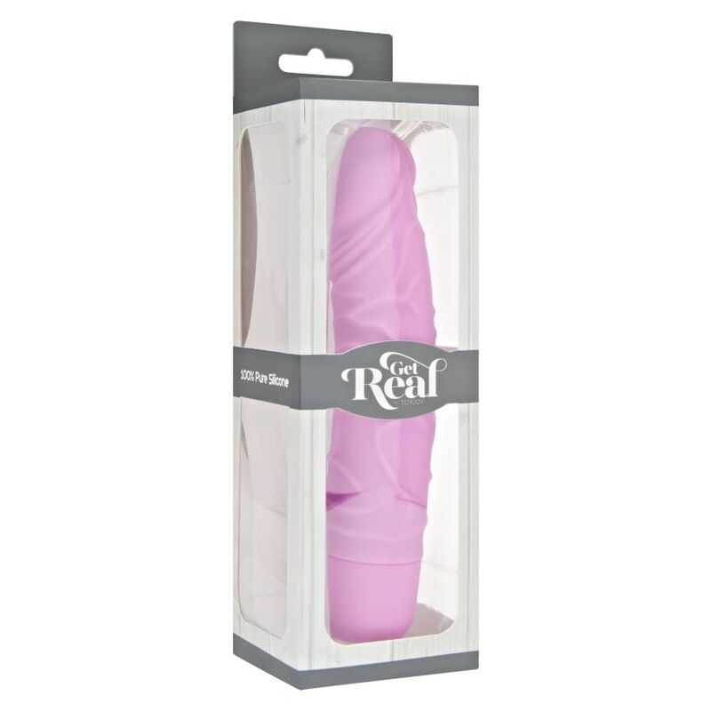 GET REAL - KLASSISCHER ORIGINAL-ROSA-VIBRATOR – Bild 3